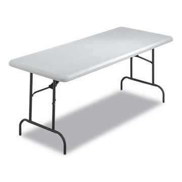 Iceberg Indestructables Too 600 Series Folding Table, Rectangular Top, 600 Lb Capacity, 72 X 30 X 29, Platinum freeshipping - TVN Wholesale